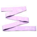 Purple 8-loop yoga resistance strap for kids gymnastics stretching and body training - Pose-printed Purple 10 Grids