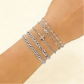 Silver - Cross Layered Style