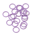 Purple macaron painted open jump rings for DIY jewelry making and connection - Light Purple