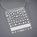 5D embossed Christmas nail stickers featuring polar bears and snowmen on clear film - Christmas Legend New Relief (TS-3251)