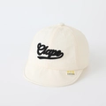 Off-white quick-dry baby cap with soft brim and Clape letter embroidery for 1-2 year olds - 50cm (1-3 Years) / Clape Embroidery - Off White
