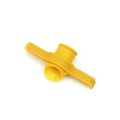 Clip gialla in plastica per sigillare alimenti con beccuccio per sacchetti da cucina - Giallo