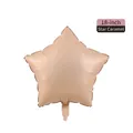 18 inch caramel star shaped foil balloon for wedding and birthday party decorations - 18-inch Star Caramel