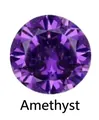 US 5 (49mm) / Rose Gold June Amethyst