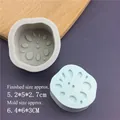 Detailed lotus root silicone mold for soap and fondant with size measurements - Lotus Root
