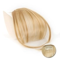Light blonde airy bangs hairpiece with sideburns and breathable inner clip-on structure - With Sideburns - Golden Blonde/105