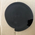 Hanging PVC spiral ceiling streamer in black for wedding and birthday party decorations - Shiny Single Spiral-Black (6pcs/pack)