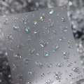 3D holographic bow and water drop embossed nail art stickers with iridescent finish M-679 - 3D Jelly Bubble Style(M-679)