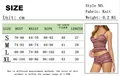 Detailed size chart for women's two-piece knit set including bust, waist, and hip measurements - S / Lotus root pink