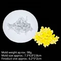 DIY flower silicone mold B534 for lavender chocolate and aromatherapy candles - 5# Flower Cluster