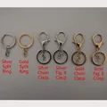 Assorted gold and silver metal lobster clasps and key rings for heart plush charms - Keychain Comparison / Gold Chain Clasp