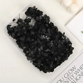 Preserved black hydrangea petals in a transparent box for DIY floral craft and wedding shoes - 5g / Black