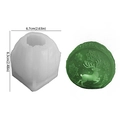 3D rendier en sneeuwvlok kaarsvorm, rond siliconen gereedschap voor DIY kerstknutselen - Rendier Stijl (Kerstbal)
