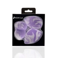 Set de 3 esponjas de maquillaje con patrón de mármol morado en caja de presentación - Púrpura Mármol (Caja Negra)