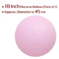 Single 18-inch pink macaron latex balloon for birthday party and wedding decorations - Special Price Drop - 18-inch Large Balloons (12 Pieces) Macaron Pink - A Must-have Choice