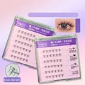 Glue-free cluster eyelashes fairy style lower lash extension in a large clear box - Glue-Free Little Wild Cat Lower Eyelashes
