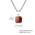 Zonder ketting Zilver/Houtnerf