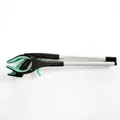 Foldable aluminum trash picker with green non-slip pads and durable black handle - Standard Pack / Green