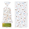 Dettaglio del sacchetto regalo orsetto 12,5x27cm con lacci per caramelle e biscotti - Orsetto