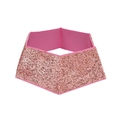 Cache-pied de sapin de Noël hexagonal à paillettes rose doré pour décor de fête - 68*25*85CM / Base Rose Paillettes Roses