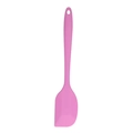 Spatola singola in silicone rosa resistente al calore con manico integrato per dolci - 75g Rosa