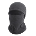 Deep grey winter balaclava face mask with soft thermal fleece for outdoor cycling - L(58-60cm) / Dark Gray