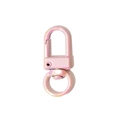 Pink gradient electroplated spring lobster clasp for DIY keychain craft accessories - UV Light Pink
