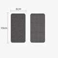 Set of 10 pairs large 10x6cm non-slip grey sofa cushion and bed sheet fasteners - 10 Pairs Set / 6x10cm (Upgraded) / Gray
