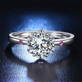 Anello Solitario Fiore Un Carato (NJZ-06)