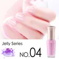 Transluzenter Gelee-Nagellack in Rosa-Lila Nr.04 mit glänzendem Candy-Finish für Damen - Nr.04