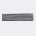 Breathable gray cotton sports headband for running and outdoor fitness sweat absorption - Heather Grey