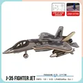 Maquette 3D en bois chasseur furtif J-35 avec 120 pièces et décor camouflage - Nouveau Chasseur J-35