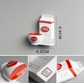 3D resin milk box fridge magnet, miniature food ornament measuring 4.9cm by 4.2cm - Milk Carton Set