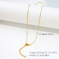 Minimalist 18K gold plated snake chain necklace with 0.9mm width and lobster clasp - 0.9mm Hammered Round Chain - Gold