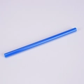 Reusable blue Tritan plastic straw with 1cm wide opening for colorful water cups - 1*20cm / Sapphire Blue