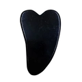 Figure 17 (Black Heart-Shaped Gua Sha)