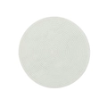 Witte ronde gevlochten placemat van dik katoenen touw voor hittebestendige tafel - Puur wit