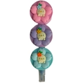 Stackable bear highlighter pen with colorful flower toppers and cartoon chick patterns - Promotion Style / Flower Pen