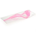 Pink silicone mascara guard and eyeliner shield in clear packaging for makeup - Individual Packaging / Rose Red