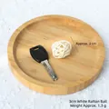 Handmade 3cm white woven rattan ball for Christmas DIY crafts and home decoration - 3cm White Rattan Ball