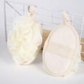 8x12cm Beige Bamboo Fiber Bath Mesh Pad