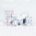 Holographic laser resealable zip lock bags in multiple sizes for jewelry and food - 10*18cm