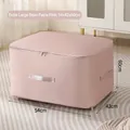 Extra large dustproof satin compression storage bag in dusty rose pink color 54x42x60cm - Extra Large (54*42*60cm) / Dusty Pink