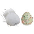 Easter egg rabbit silicone mold for DIY aromatherapy candles and gypsum ornaments - No. 1 Easter Egg Rabbit