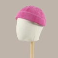 Pink corduroy dockers cap for men and women featuring vintage textured ribbed fabric - Rose Red