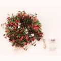 Ghirlanda natalizia con pupazzi di neve e stringa di luci LED alimentata a batteria - Pupazzo di Neve (S212)