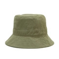 Detailed close-up of army green fisherman hat with metal eyelets and reinforced stitching - Grass Green