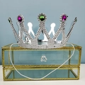 One Size / Silver Two-Piece Queen Crown