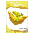 Lindo globo de aluminio de Pterodáctilo amarillo para fiesta de cumple, 78x86cm - Pterodáctilo Versión Q