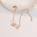 Elegant 18k gold plated stainless steel bracelet featuring white butterfly charms - Double White Butterfly Bracelet